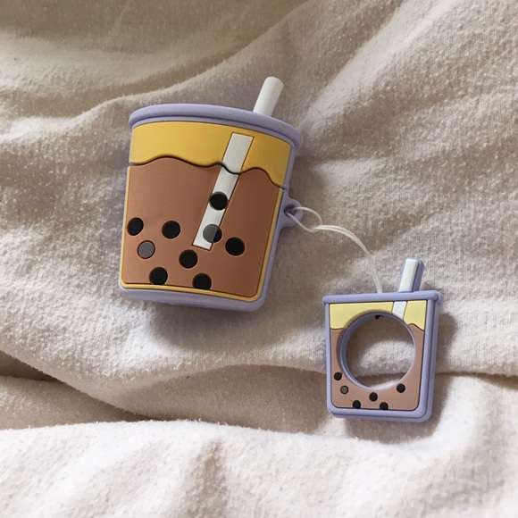 SALE Brand new lavender bubble tea AirPods case - Picture 2 of 4